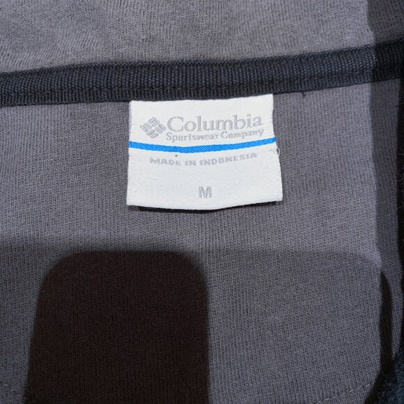 Columbia Men's Quarter zip Knit Sweater Medium Gray - Picture 8 of 10